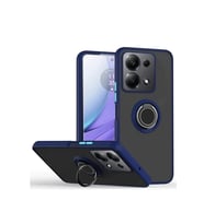 Redmi Note 13 Pro 5G Kılıf Montreal Yüzüklü Silikon Kapak - Lacivert