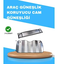Katlanabilir Alüminyum Araç Güneşliği – UV Koruma ve Klima Tasarrufu Bir Arada
