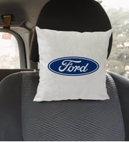 BK Gift Ford Tasarımlı Kare Araç Koltuk Yastığı-1