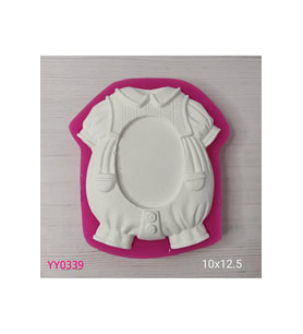 YY0339 Bebek Tulumlu Çerçeve Silikon Kalıp