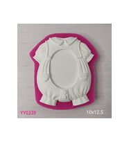 YY0339 Bebek Tulumlu Çerçeve Silikon Kalıp