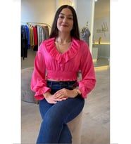 BAYAN BLUZ (Pembe)