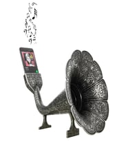 Nostaljik Özel Tasarım Akustik Gramofon