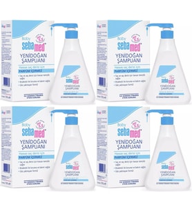 Sebamed Bebek Şampuanı 500ML Pompalı (Yenidoğanlar İçin) (4 Lü Set)
