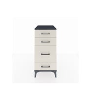 Kronos Komodin 4 Çekmeceli 44x59x96 Antrasit-Aytaşı