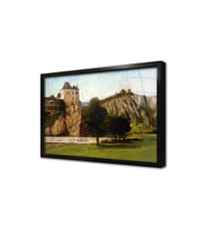 Le Chateau De Thoraise Çerçeveli Cam Tablo