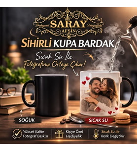 Kişiye Özel Baskılı Sihirli Kupa