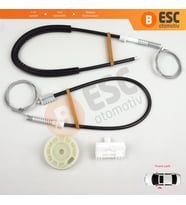 Peugeot 106 MK1 MK2 1A 1C 1S 1991-2005 5-Kapı 9221H1 İçin Ön Sol Kapı Cam Kriko Tamir Seti