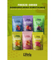 6’lı Dondurulmuş Meyve - Sağlıklı Atıştırmalık - Çilek İncir Frambuaz Mango Portakal Berry Mix