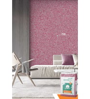 Ventrawall - Pembe Duvar Kağıdı ve Duvar Boyası - P06 - 5 KG