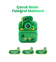 Çocuk Kamerası Dijital HD Video Kayıt ve Fotoğraf Termal Resim Kağıt Baskıl