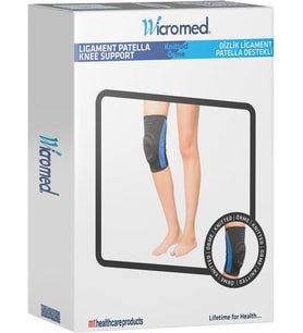 Patella Ve Ligament Destekli Örgü Dizlik Spor Lüx Siyah 2Xl Unisex