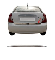 Hyundai Accent Era Krom Bagaj Alt Çıta Formlu Paslanmaz Çelik