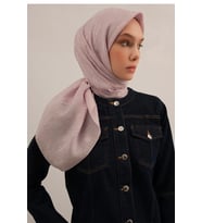 Armine Lyocell Eşarp 3-43 Lila Desenli 47359
