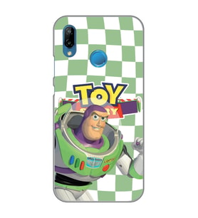 Huawei P20 Lite Uyumlu Toy Story Buzz Desenli Şeffaf Telefon Kılıfı