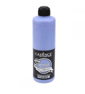 Cadence Hybrid Multisurface Akrilik Boya 500 ml. H-114 Açık Menekşe 