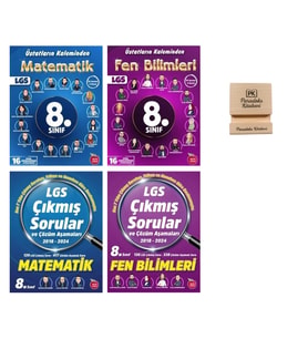Newton LGS 8. Sınıf Matematik ve Fen Bilimleri Denemeleri ve Çıkmış Sorular + Telefon Standı