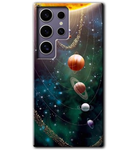 Galaxy S24 Ultra Kılıf HD Desen Baskılı Kılıf - Cosmos