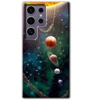 Galaxy S24 Ultra Kılıf HD Desen Baskılı Kılıf - Cosmos