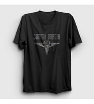 Presmono Unisex Siyah Metal Dimmu Borgir T-Shirt 142531tt