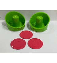 Air Hockey Tokaç 2 Adet + Disk 3 Adet Set Havalı Hokey Yedek Parça