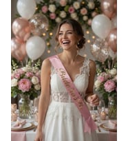 Bride To Be Pembe Gold Yazılı Gelin Kuşağı Bekarlığa Veda Parti Aksesuarı