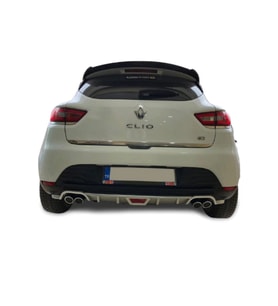 Renault Clio 4 Arka Tampon Difüzör Gri