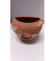 Netx Çömlek Vatoz Küpü küçük Elips Saksı 11x9cm Akvaryum Dekoru