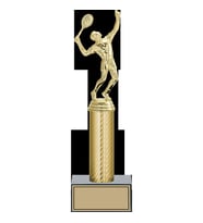 ODAK KUPA - Figürlü Kupalar - Tenis Erkek Figürlü Kupalar FG-007 A - 32 cm