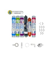 PWS Kapalı Kasa Su Arıtma Cihazları içinSertifikalı 6lı Platinium mebran tatlandırıcılı+mineral set