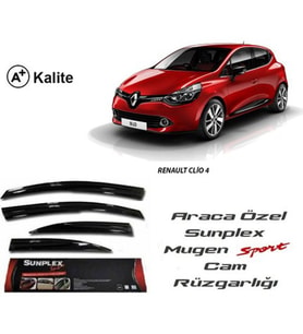 Renault Clio 4 Cam Rüzgarlığı Mugen Tip Sunplex