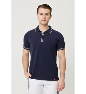 Asperula Polo Yaka T-Shirt - Fermuarlı, Nefes Alabilir, Şık ve Rahat Tasarım