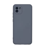 Samsung Galaxy A03 Kılıf Nano İçi Kadife Silikon - Gri