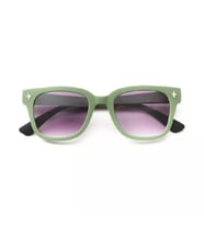 Okkia Giovanni Siyah Lens Unisex  Güneş Gözlüğü Yeşil & Siyah