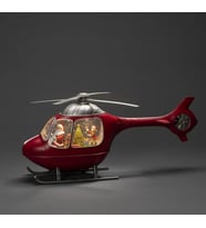 Helikopter Tasarımlı Işıklı Müzikli Kar Küresi Aalk1826