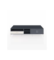 Kronos TV Ünitesi 3 Raflı Tek Çekmeceli 2 Kapaklı 220x59x51 Antrasit-Antrasit/Aytaşı