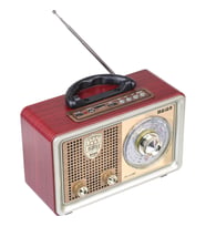 Meier 110BT Nostaljik Retro Ahşap Görünüm Bluetooth Radyo Usb Sd