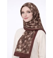 Enba Bambi Şal 75x190 cm (Koyu Kahve)
