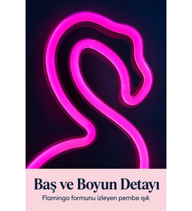 Flamingo Led Lamba Usb Kablolu Beyaz Gövdeli