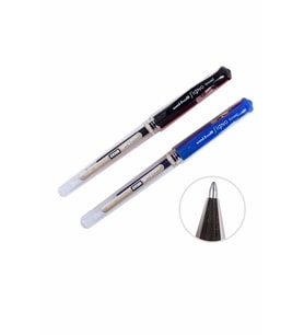 Mavi Siyah İmza Kalemi Um-153 Signo Broad Roller Kalem 1,0 Mm 2 Adet