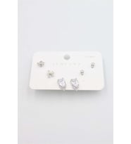 Çoklu Set Küpe - Gümüş