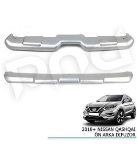 Nissan Qashqai ön arka tampon koruması difüzör 2018-2021 Arası