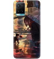Vivo Y11S Y21S Y20 Y20S Y70 Kılıf Desemli Silikon Kız ve Kedi 1762