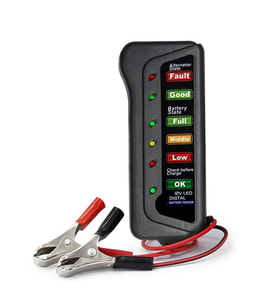 Akü Test Cihazı 12 Volt Batarya Test Ölçme Alternatör Kontrol 