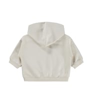 Civil Baby Civil Basic Kalp Etiketli Kapüşonlu 6-18 Ay Sweatshirt  - Lila 6-9 Ay (Açık Bej)