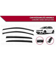 Volkswagen Golf 7 Kromlu Cam Rüzgarlığı Niken 2013+ sonrası (Beyaz)