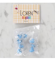 Crafts 8 Li Şeffaf Ördek Düğme - 265