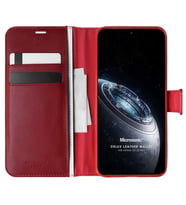 Microsonic Infinix GT 20 Pro Kılıf Delux Leather Wallet Kırmızı (Kırmızı)