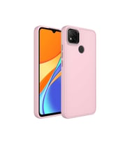 Xiaomi Redmi 10A Uyumlu Kılıf Metal Çerçeve ve Buton Tasarımlı Silikon Zore Luna Kapak