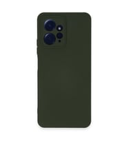 Xiaomi Redmi Note 12 4g Kılıf Nano İçi Kadife Silikon - Koyu Yeşil